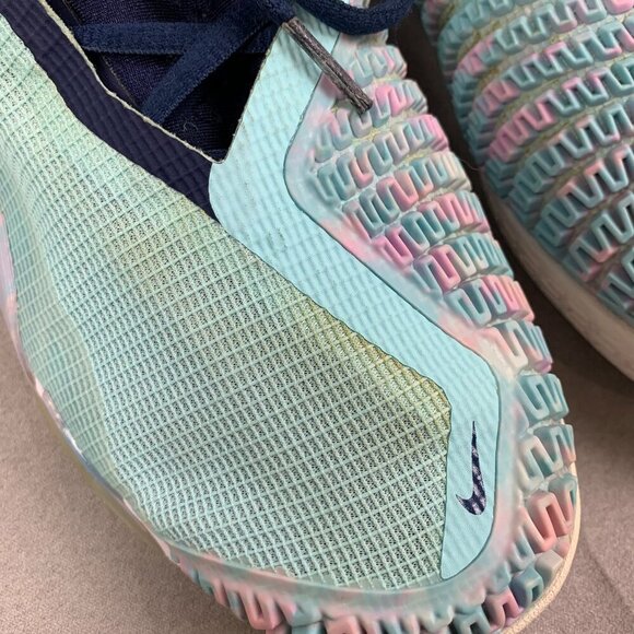 Nike Womens Tennis Shoes 8.5 Blue Court React Vapor NXT Glacier Ice CV0742-402 - Picture 6 of 15